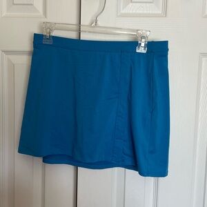 Blue workout skort